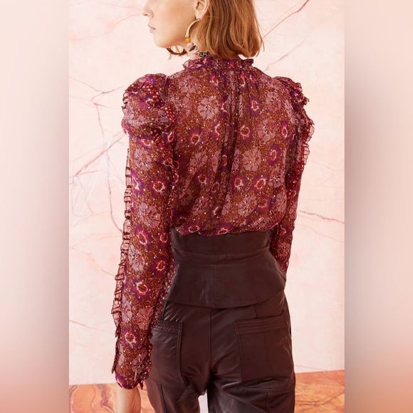 Ulla Johnson Marilla Blouse 205/069 - Picture 14 of 16